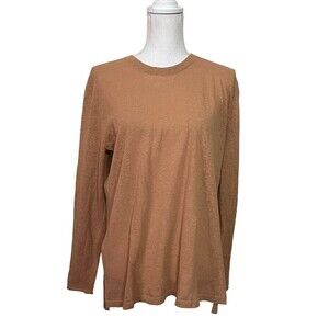 James Perse Womens Pullover Knit Sweater Top High Low Size 1/US Small